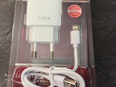 Laadija ATX 5V/2.1A+Juhe Lightning