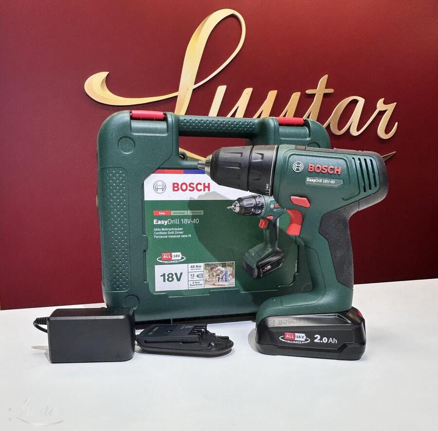 Akutrell-kruvikeeraja Bosch EasyDrill 18V-40