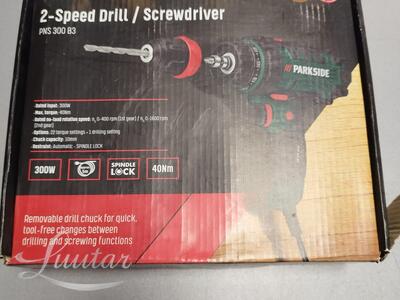 Elektritrell Parkside  2-speedd drill/scerwdriver