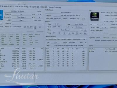 Sülearvuti ASUS TUF Gaming F15 FX506HC