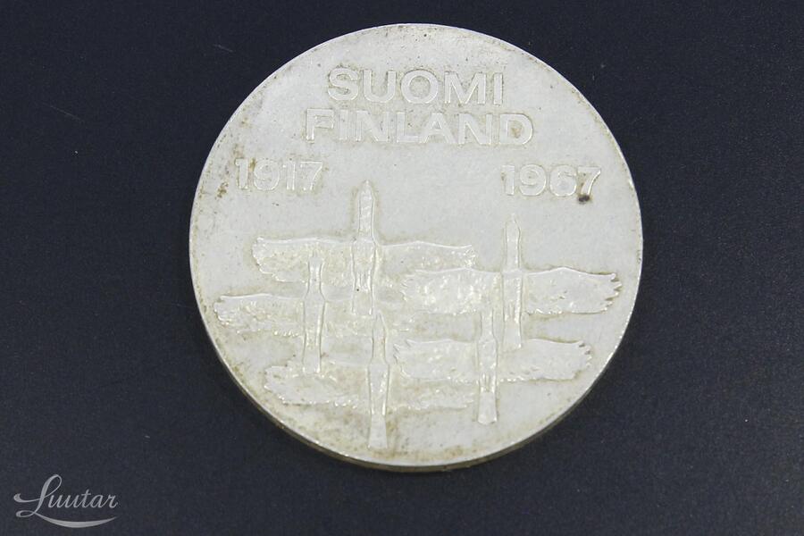 Hõbemünt 900* Suomi 10 Markkaa 1917-1967