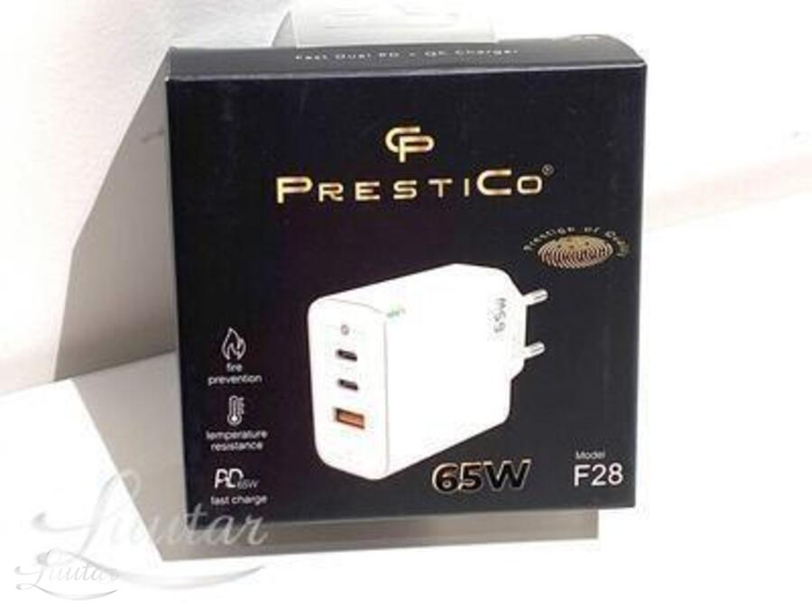 Laadija PRESTICO F28 1xUSB+ 2xUSB Type-C QC 65W