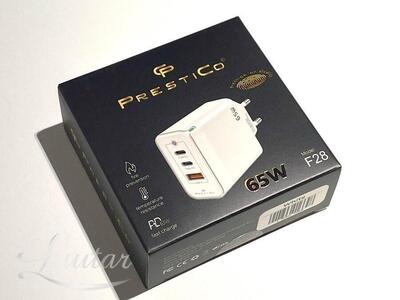 Laadija PRESTICO F28 1xUSB+ 2xUSB Type-C QC 65W