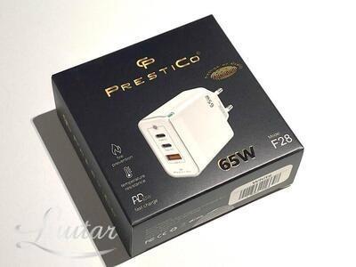 Laadija PRESTICO F28 1xUSB​ + 2xUSB Type-C ​QC​ 65W​