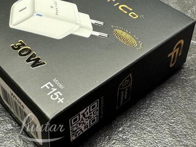 Laadija PRESTICO​ F15+​ 1xUSB​-​C​ 30W​ PD​ white