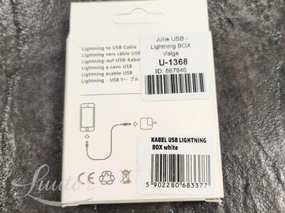 Juhe USB - Lightning BOX Valge