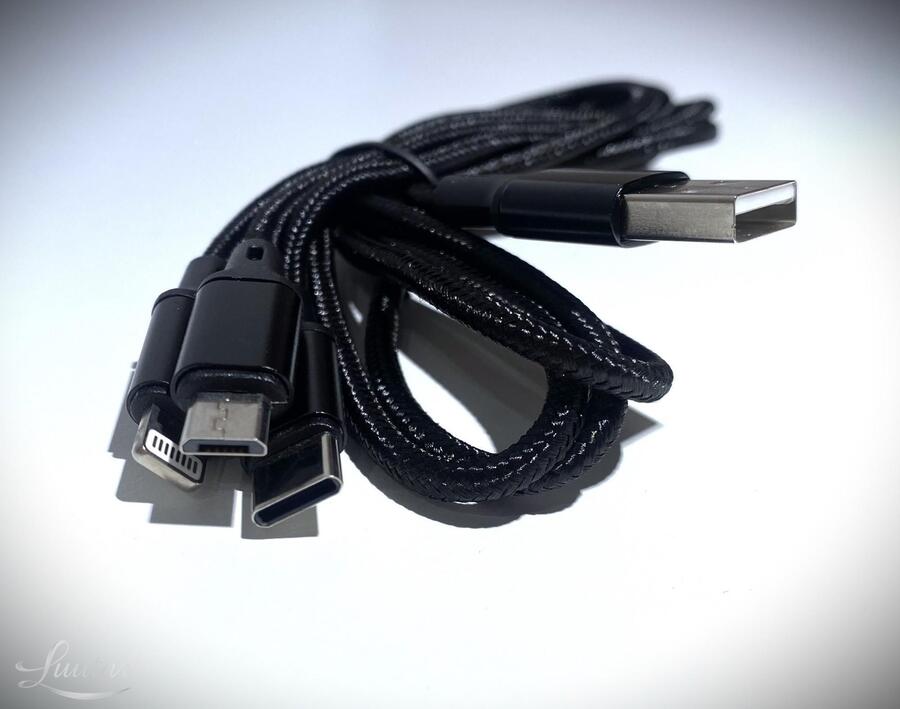 Juhe USB → Juhe 3in1 MicroUSB+Type-C+Lightning