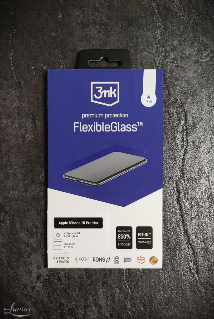 Kaitseklaas 3MK FLEXIBLE IPhone 15 Pro Max 