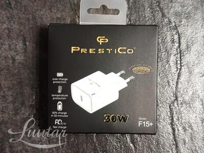 Laadija PRESTICO F15+1xUSB Type-C 30W