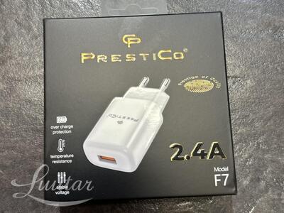 Laadija PRESTICO F7 1xUSB 2.4A UUS!