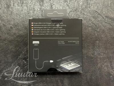 Laadija PRESTICO F7S 1xUSB + Juhe USB Lightning 2.4A