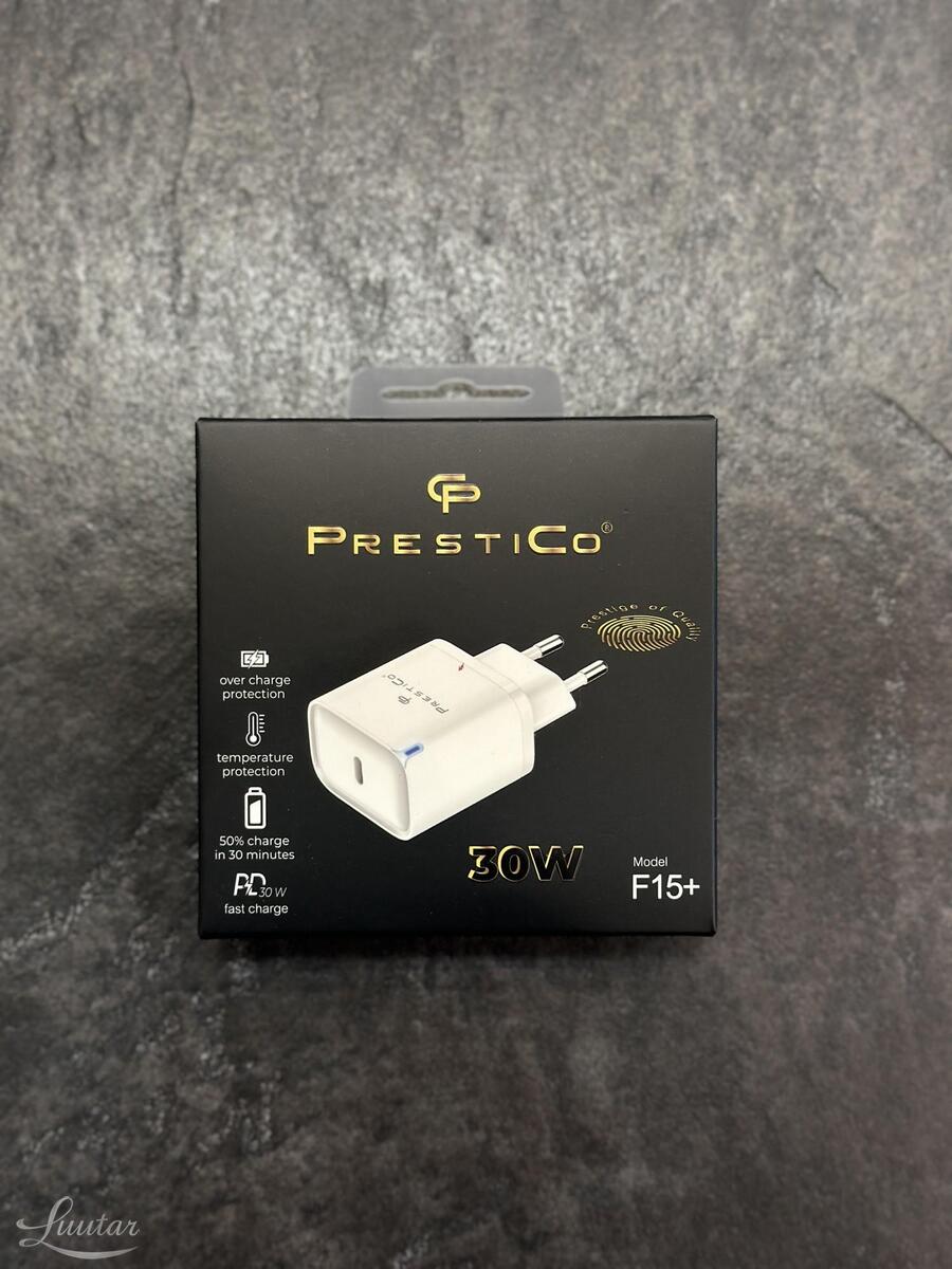 Laadija PRESTICO F15+ 1xUSB-C 30W