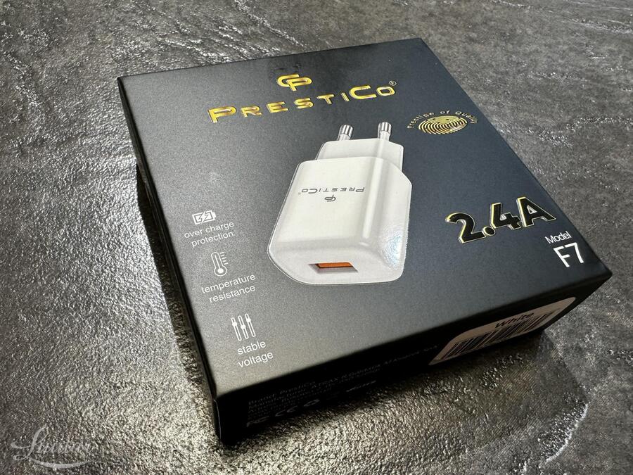 Laadija Prestico F7 1 x USB 2A