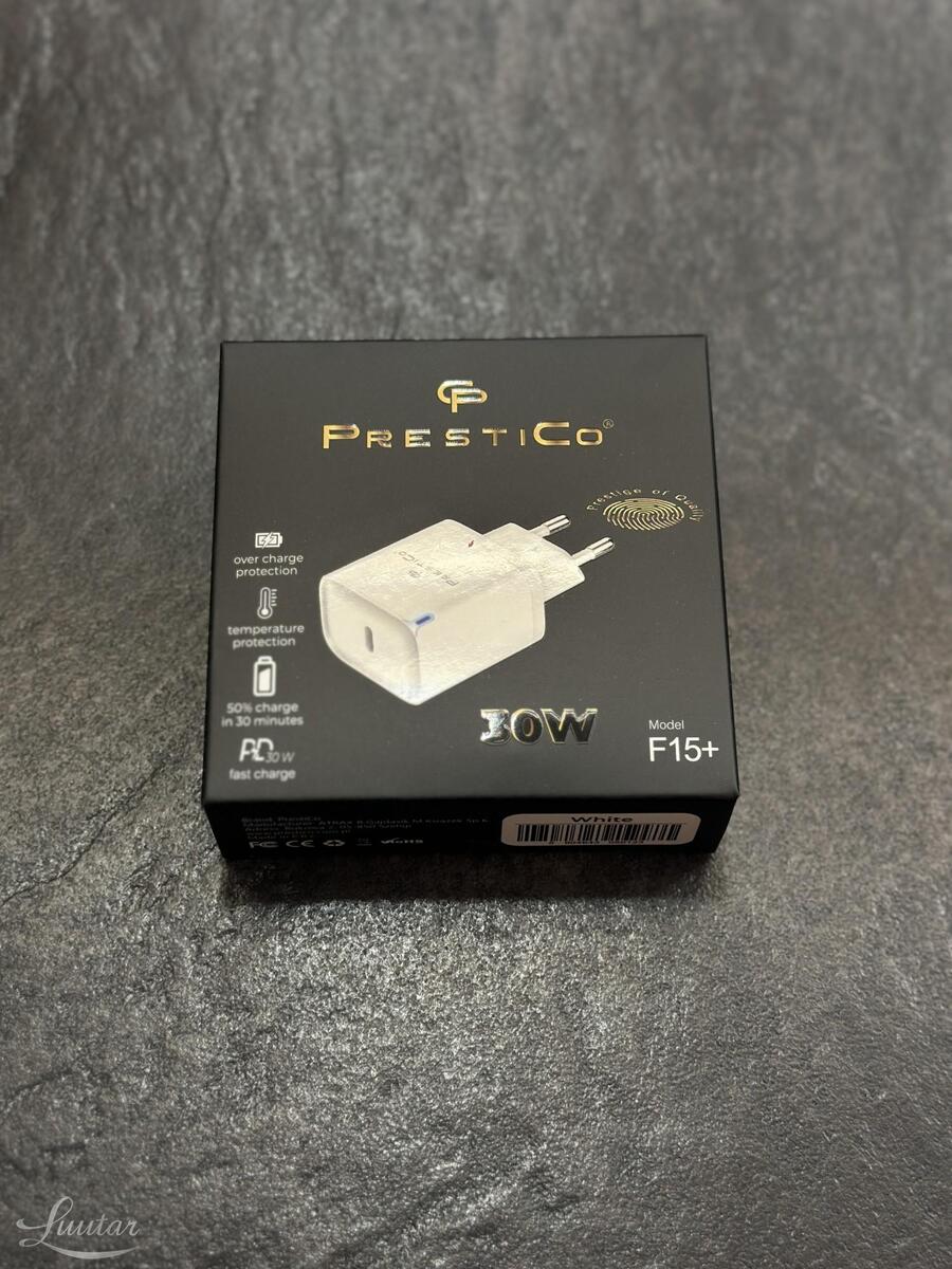 Laadija PRESTICO F15+ 1xUSB-C 30W