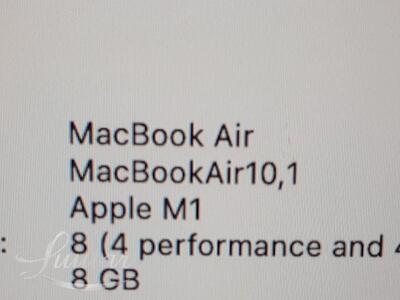 Sülearvuti Apple MacBook Air M1 2020 256GB