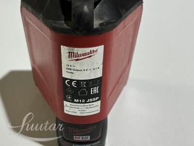 Bluetooth kõlar Milwaukee M12 JSSP  akuga