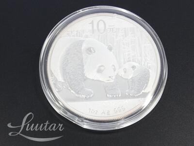 Hõbemünt 999* Hiina Panda 10 Yuani 2011 1oz