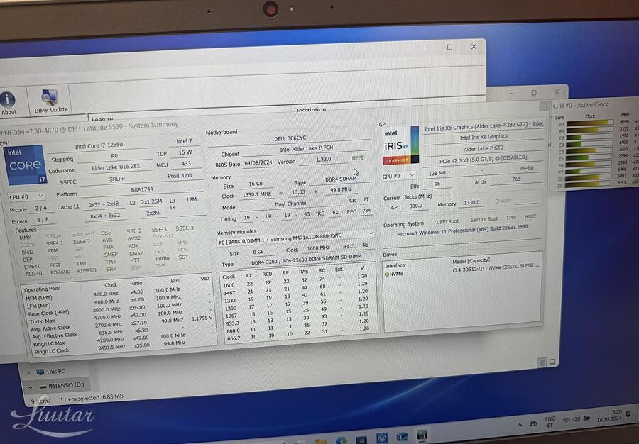 Sülearvuti Dell Latitude 5530