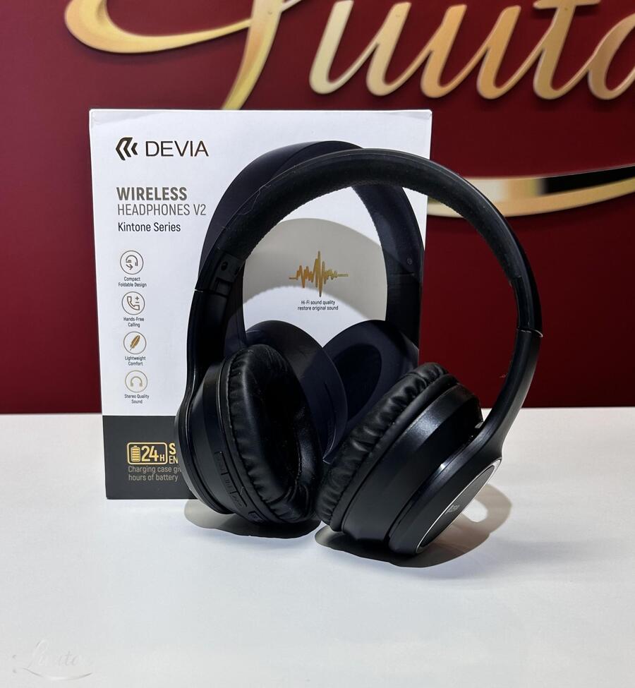 Kõrvaklapid Devia Wireless Headphones V2