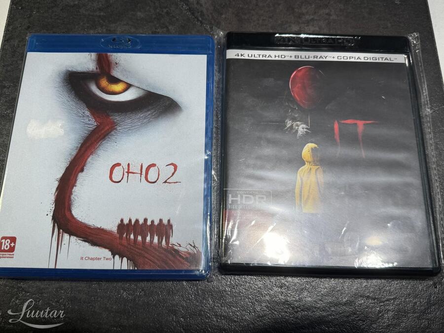 Filmid "Оно" Blu-ray (2 osad) Uued!