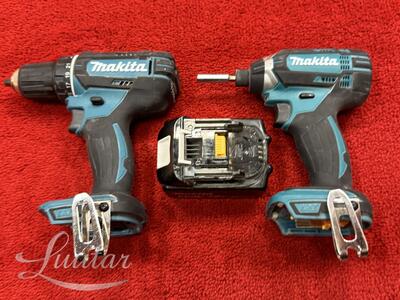 Makita: akutrell DDF482, akukruvikeeraja DTD152, laadija DC18RC + aku 18V 5.0Ah