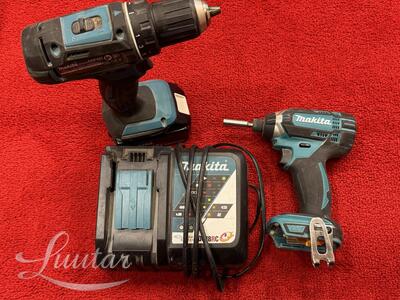 Makita: akutrell DDF482, akukruvikeeraja DTD152, laadija DC18RC + aku 18V 5.0Ah