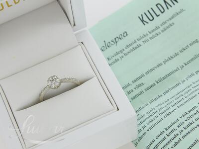 Kuldsõrmus 585* Briljandid 0,36ct