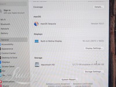 Sülearvuti Macbook Pro 2019 i7 512GB SSD