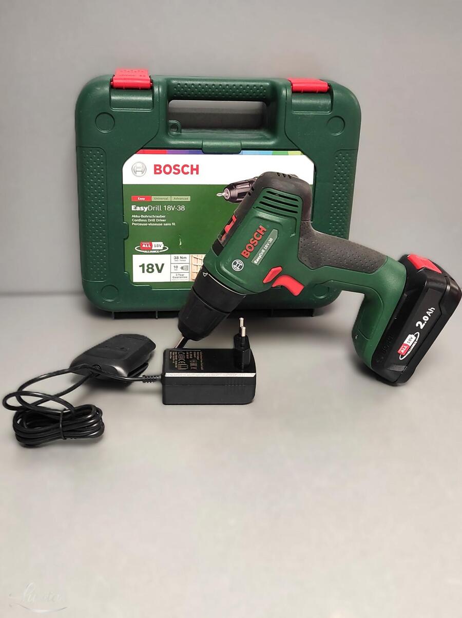 Akutrell Bosch EasyDrill 18V-38 UUS!