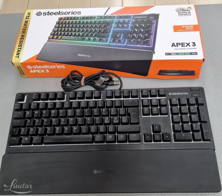 Klaviatuur SteelSeries Apex 3 