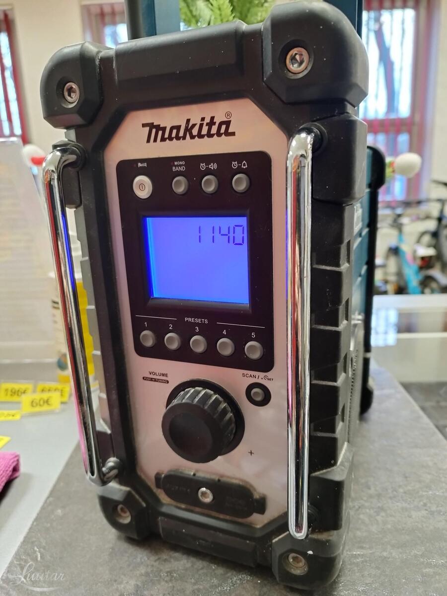 Raadio Makita DMR107+ aku 5AH ja laadija