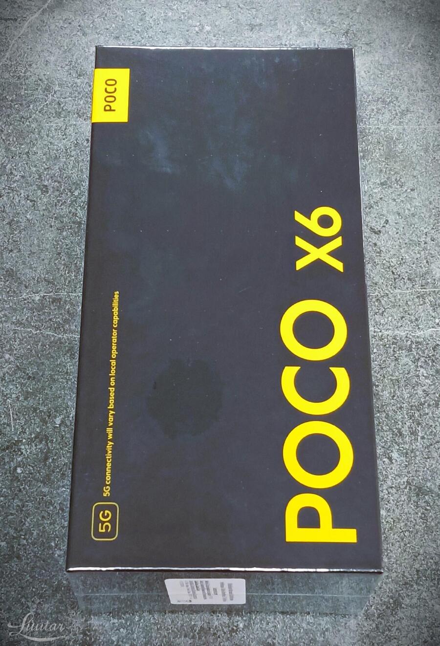 Mobiiltelefon Poco X6 5G 256GB Black