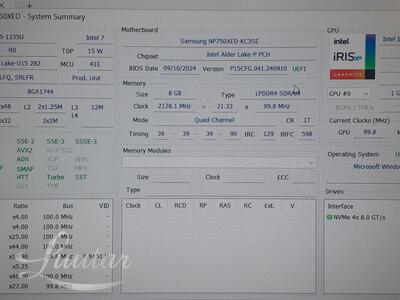 Sülearvuti Samsung Galaxy Book 2 15`