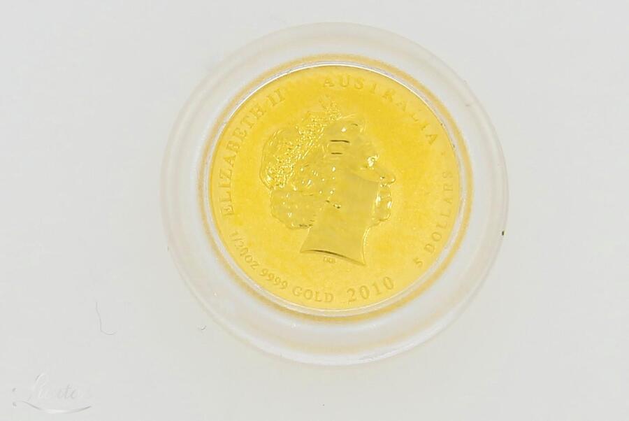 Kuldmünt 999*  Austraalia Lunar tiigriaasta 2010, 5dollarit