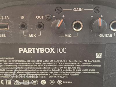 Kõlar JBL Partybox 100