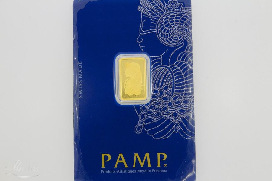 Kuldplaat 999* PAMP 2.5g Suisse Fine Gold 