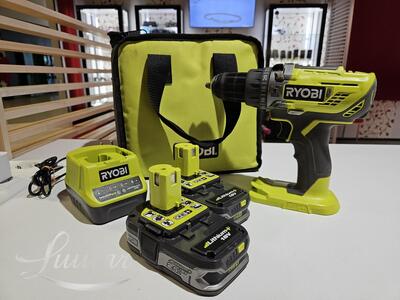 Lööktrell-kruvikeeraja Ryobi R18PD3 18 V; 2x2,0 Ah aku